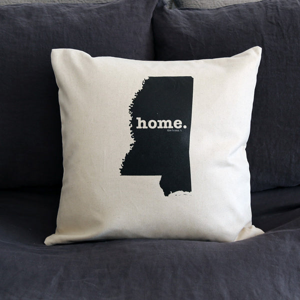 Mississippi Home Pillow Cover