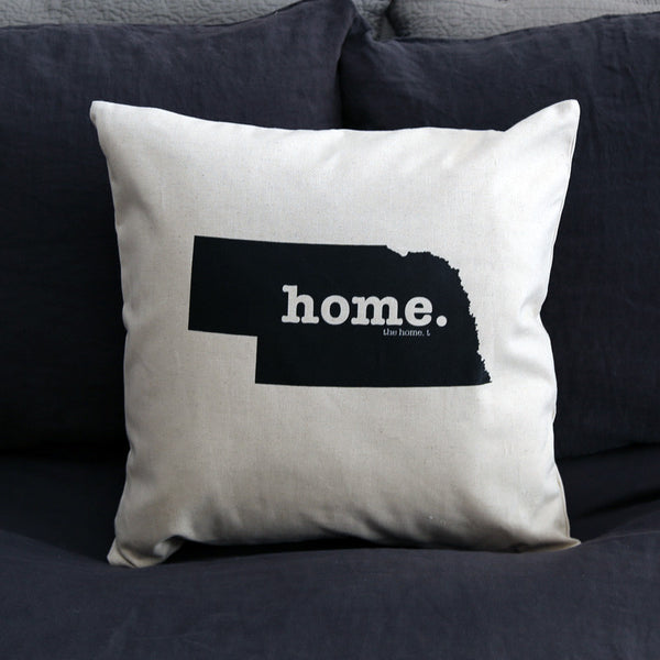 Nebraska Home Pillow Cover