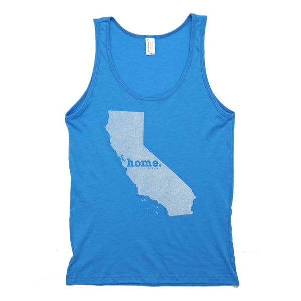 Neon Blue Home T Tank Top (All States Available)