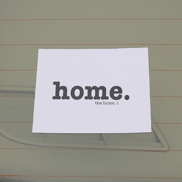 Wyoming Home Decal